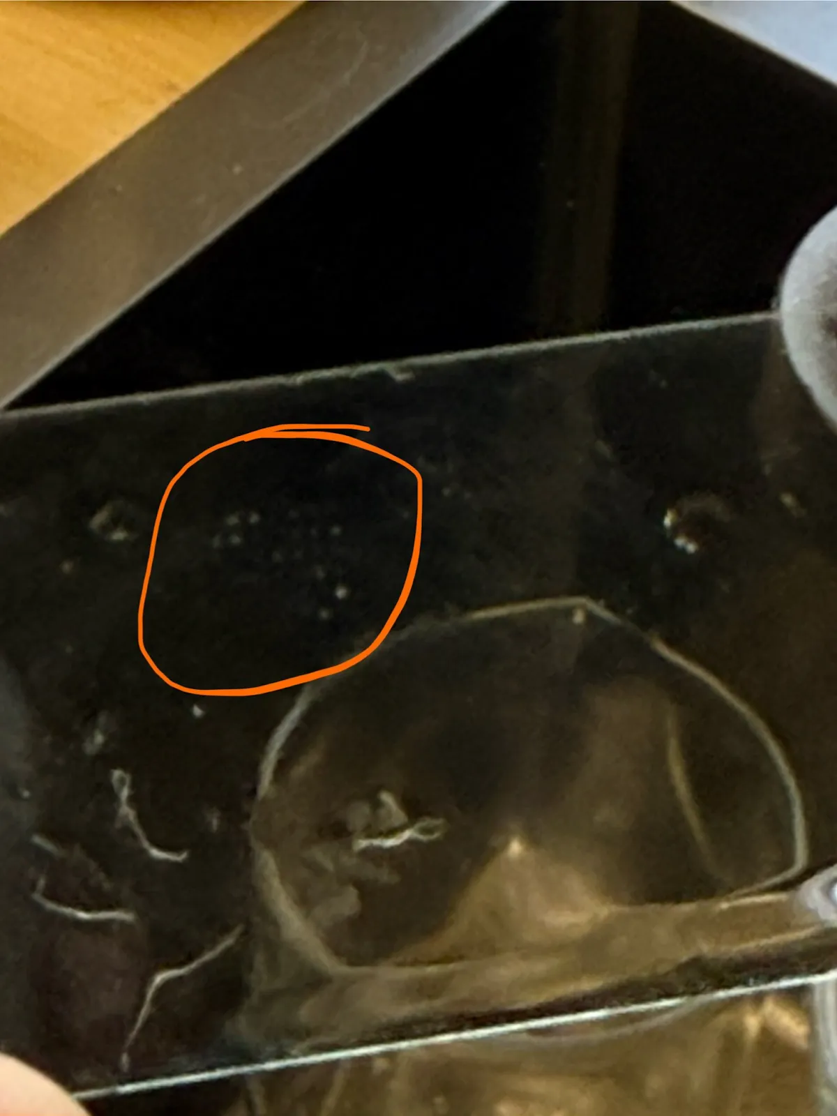 Completed copper deposition