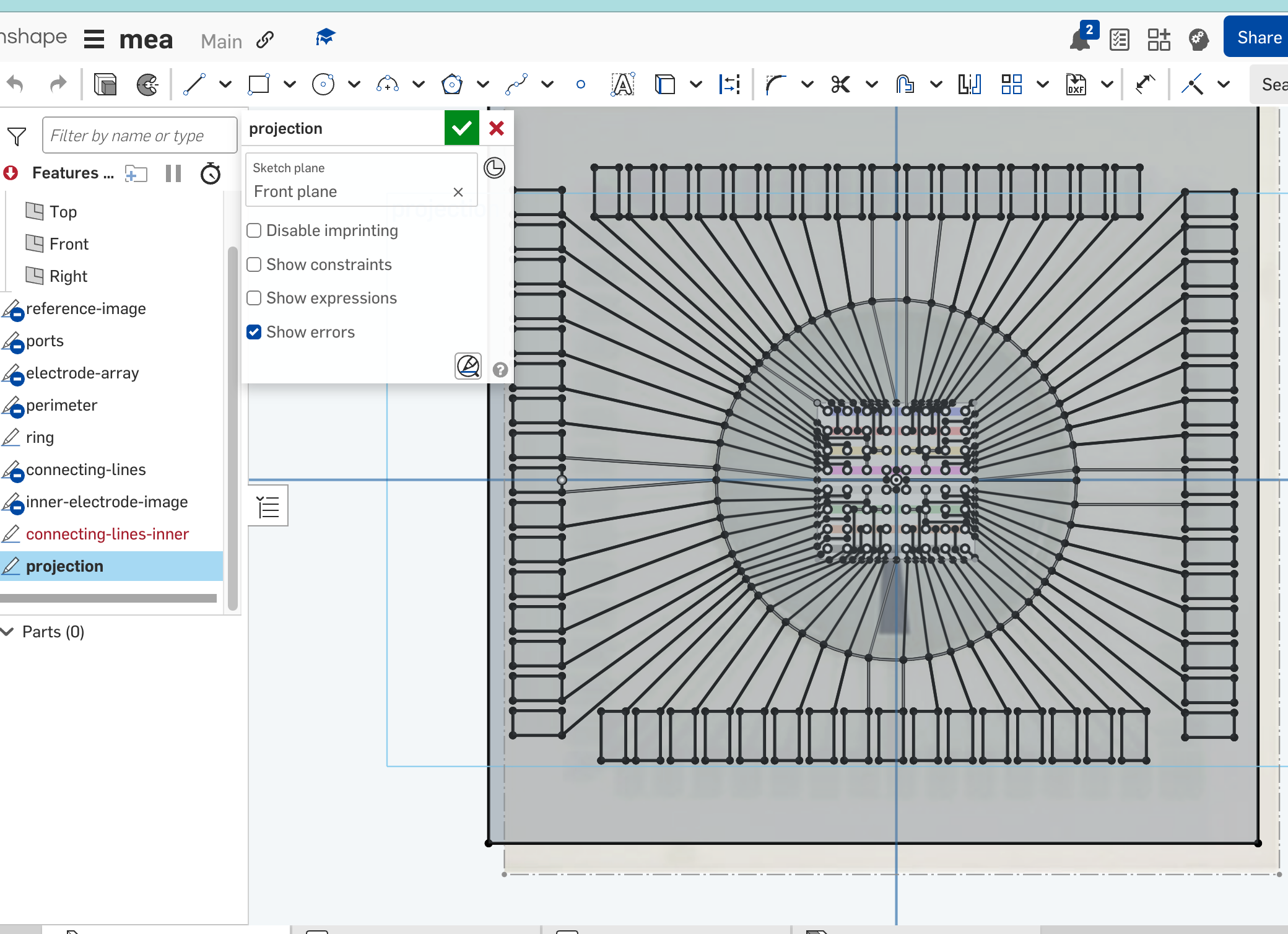 OnShape MEA design